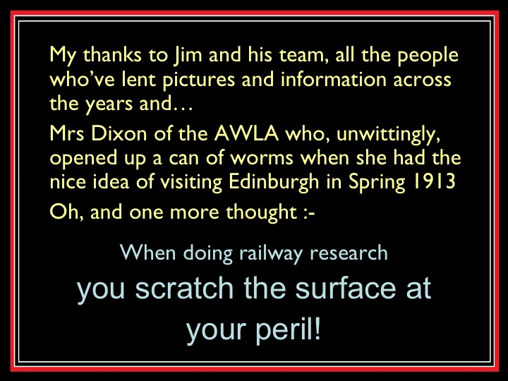 The LYR and the Caley Slide 17