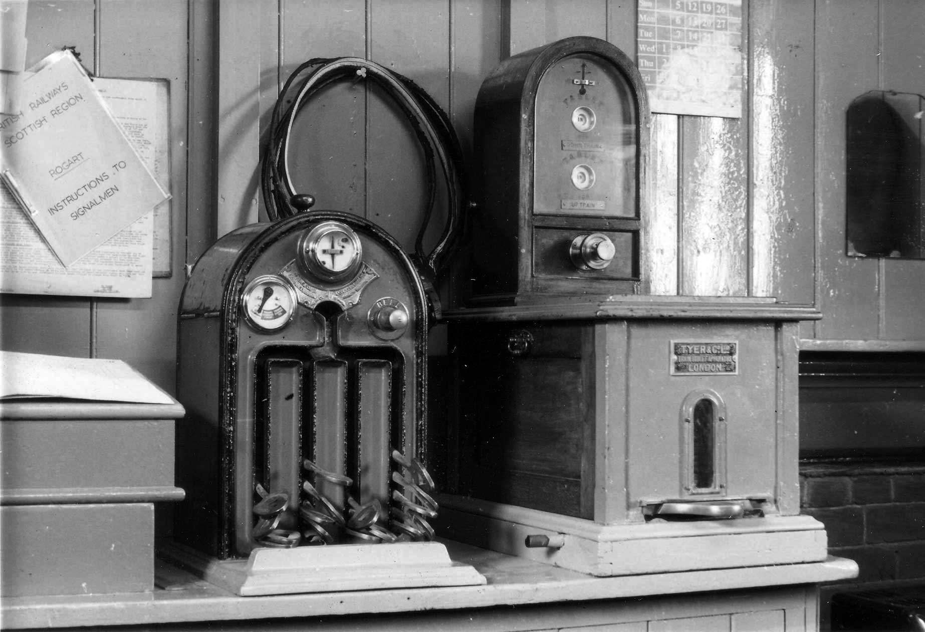 Photo of Tyer's No. 6 tablet token instrument at Clachnaharry (HR)