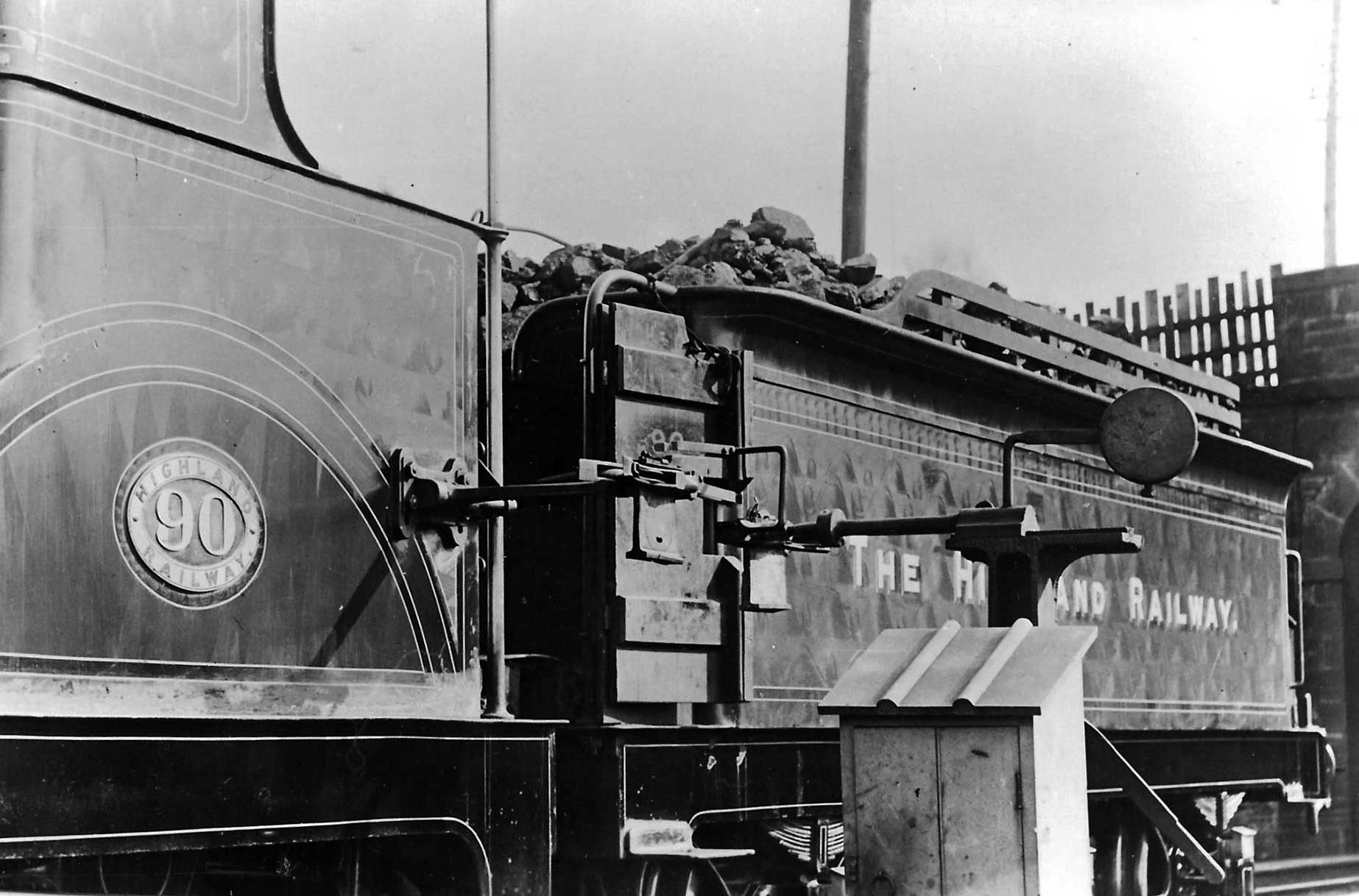 Highland Railway 4-4-0 No. 90 Photo showing Highland Railway 4-4-0 No. 90