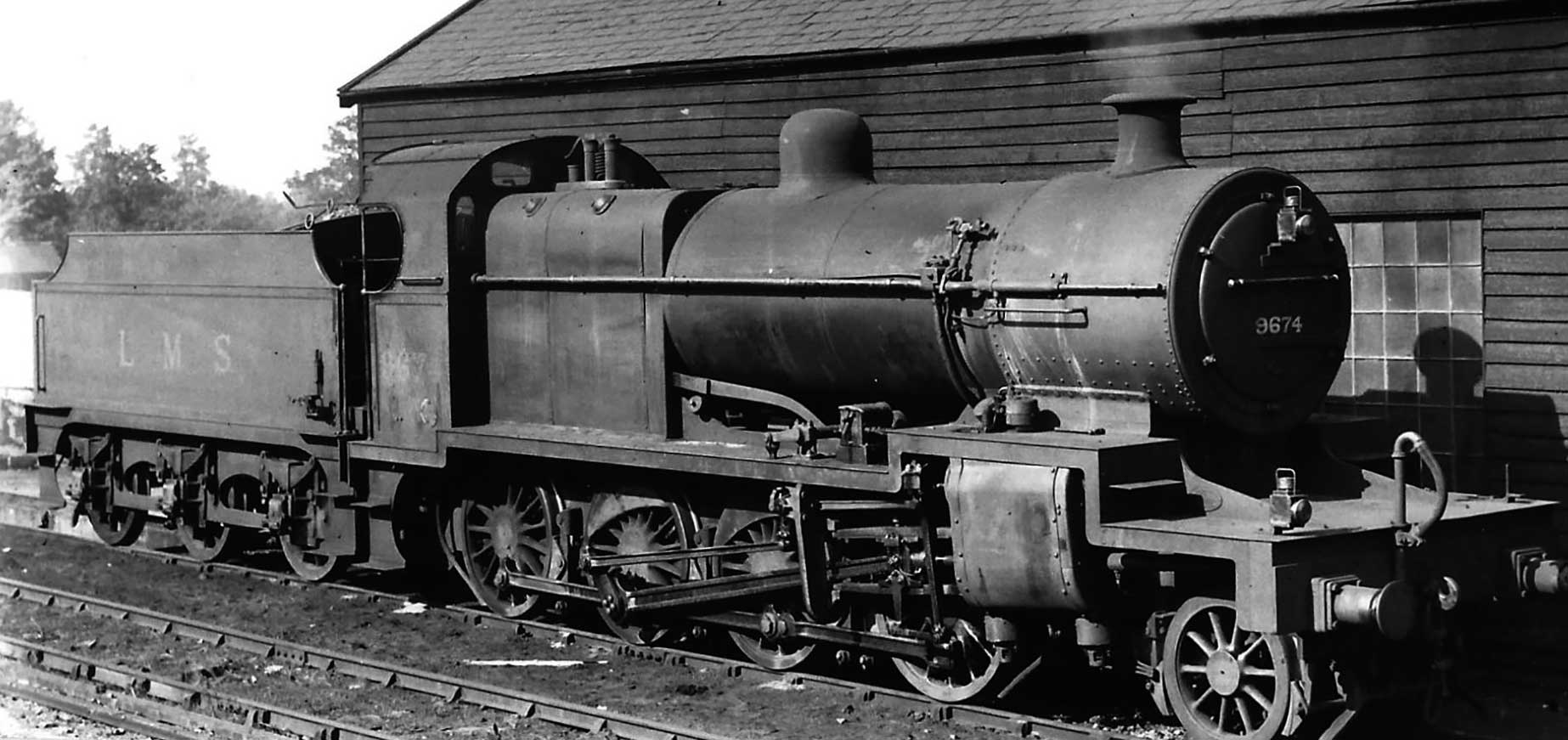 LMS No. 9674 at Templecombe on 5 July 1930 Photo showing LMS No. 9674 at Templecombe on 5 July 1930