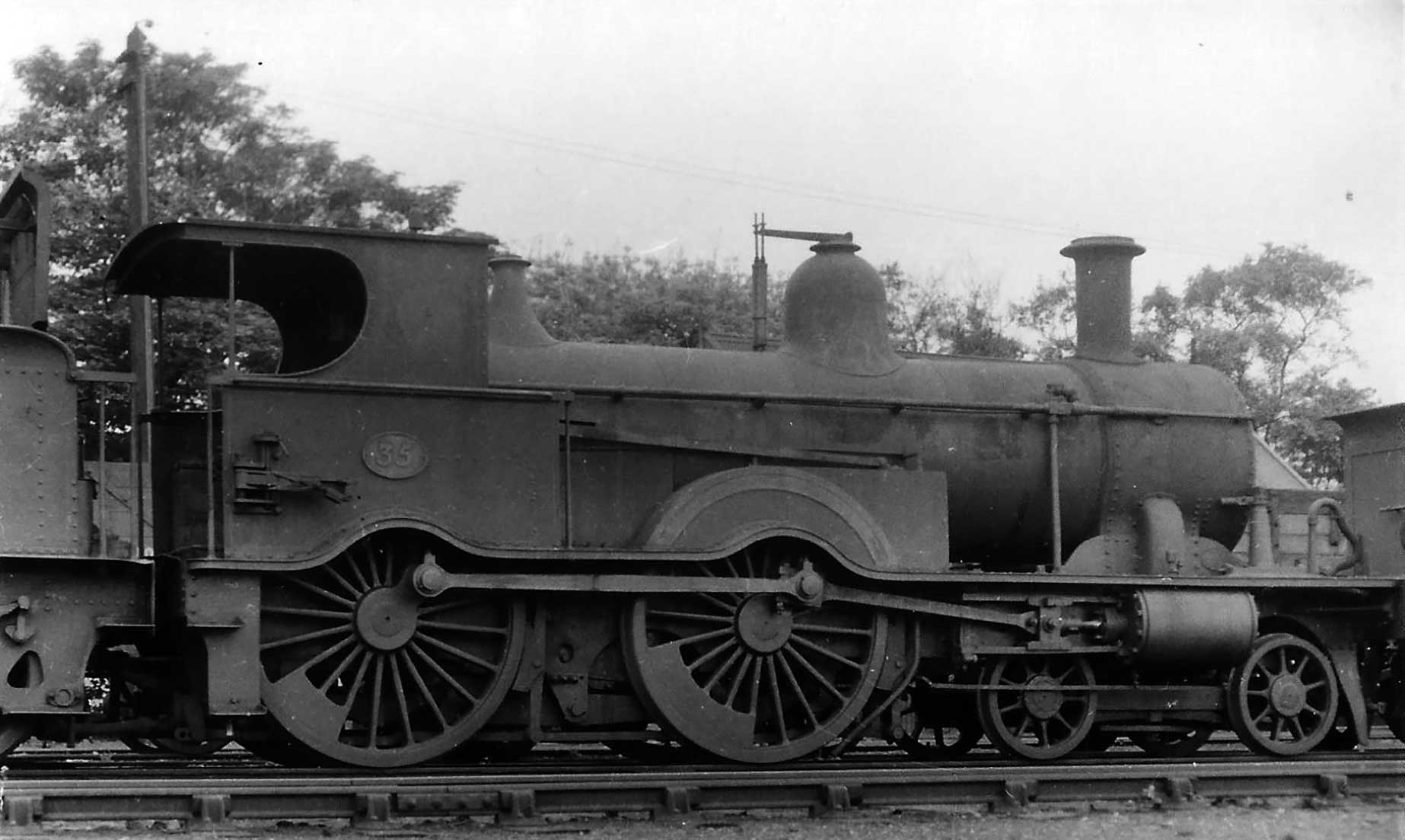 No. 35 at Melton Constable on 1 July 1936 Photo showing No. 35 at Melton Constable on 1 July 1936