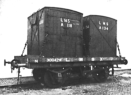Photo of Type 'A' Covered Container On Wagon