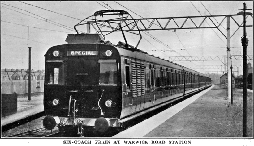 Photo of train at Warwick Road