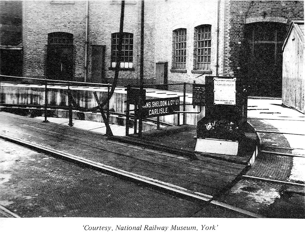 photograph of the Euston turntable