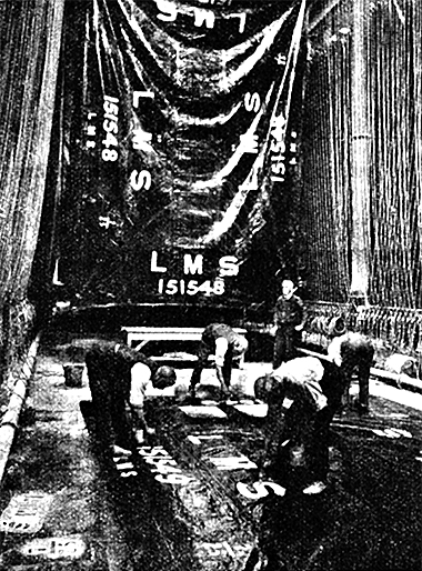 Photo of Stencilling Wagon Sheets
